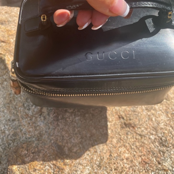 Gucci bamboo cosmetic case - Picture 2 of 16